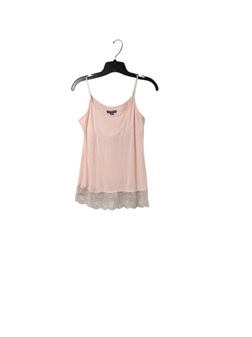 American Eagle Pink Lace Trim Camisole Cottagecore Fairycore Layering Sz M